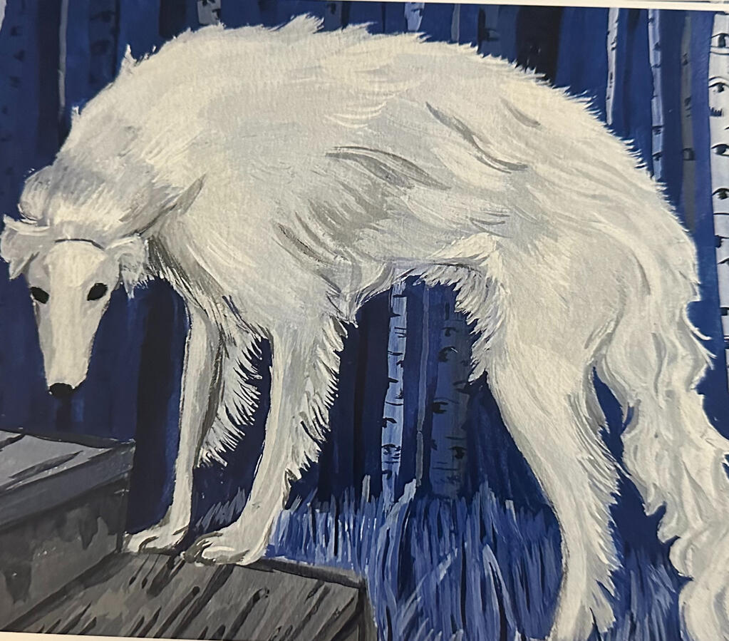 Traditional borzoi Traditional borzoi